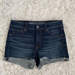 American Eagle Denim Shorts. Good condition. Size: 6. Super stretchy.